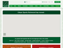 Tablet Screenshot of gilsansports.com